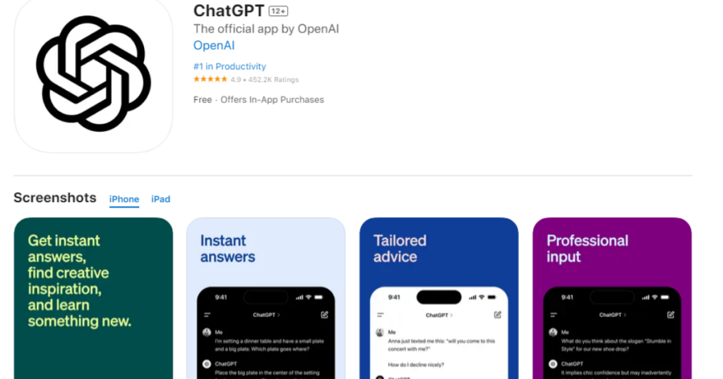 ChatGPT Login App